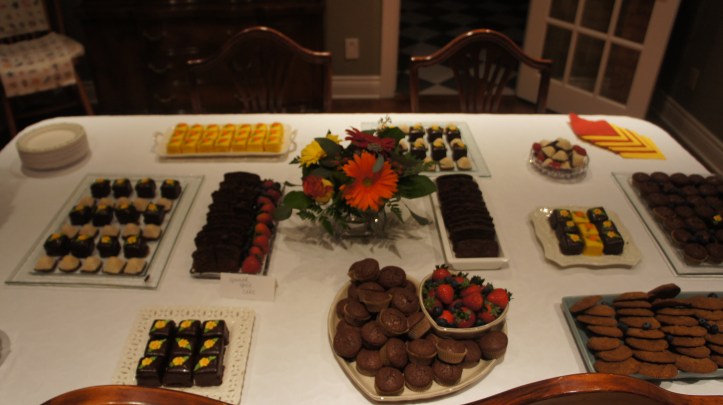 Spanish Spice Cake at the centre of the dessert table!