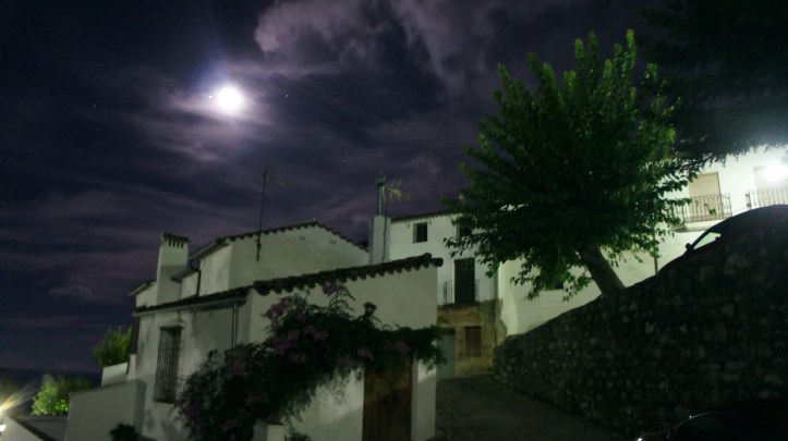 Grazalema on a moonlit night