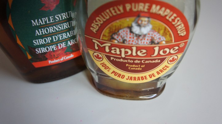 Excited to find maple syrup in Huelva! 