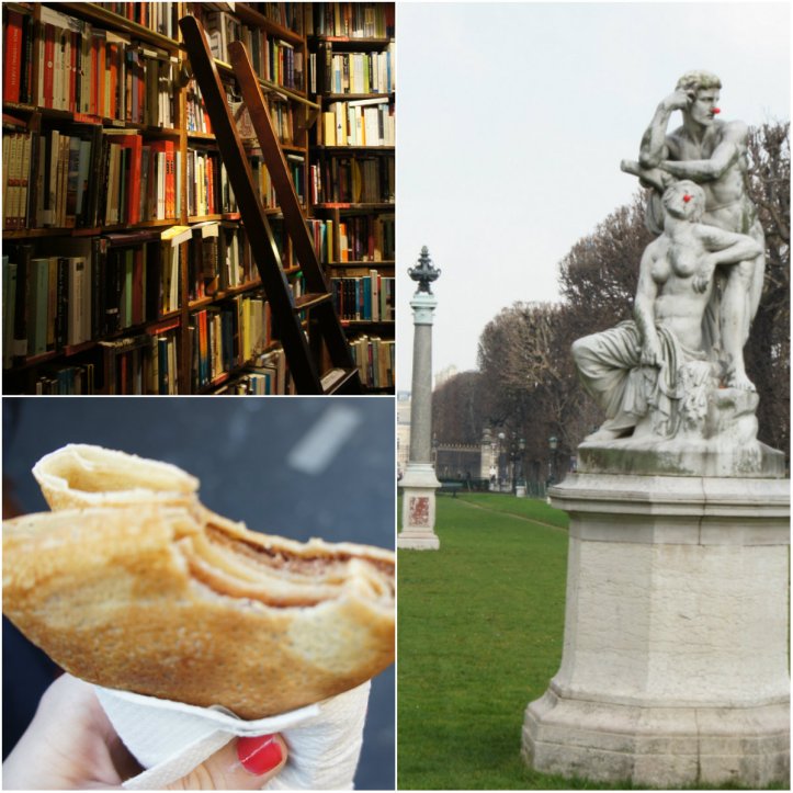 Shakespeare&co., crêpes, and red-nosed statues?