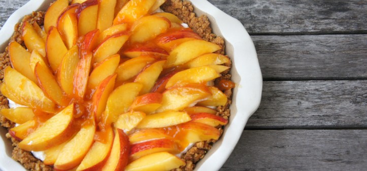 If you don't crush your graham cracker crumbs enough, just call the crust "rustic", ok?