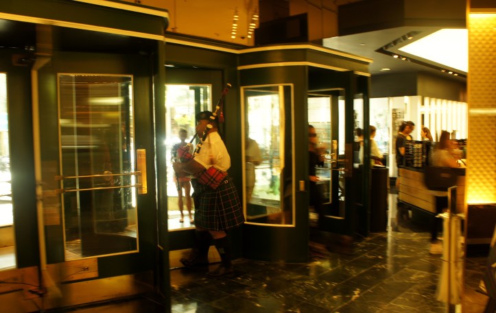 Bagpipes at Ogilvy's