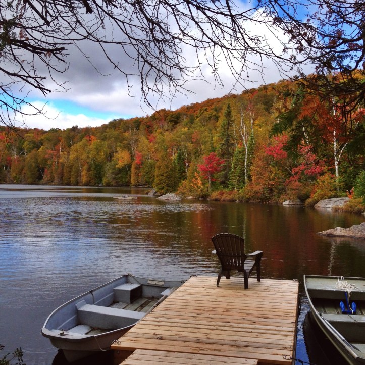 First fall colours last weekend in the Laurentians (yay, fieldcamp!).