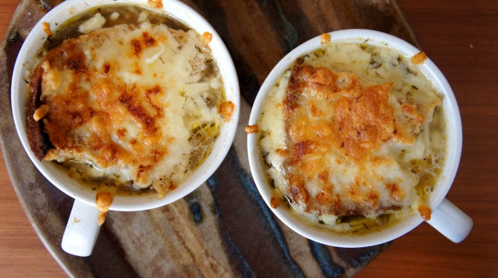 Recovering with soup...