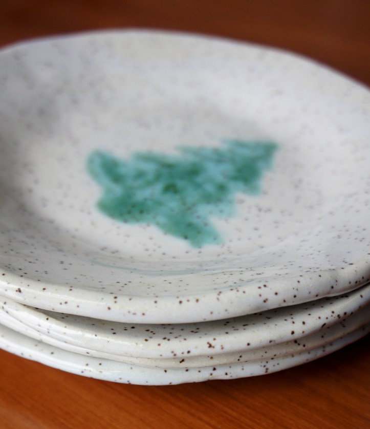 Beautiful plates made by my Aunt Lois. 