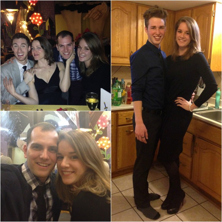 Members of the ensemble (out of costume!).