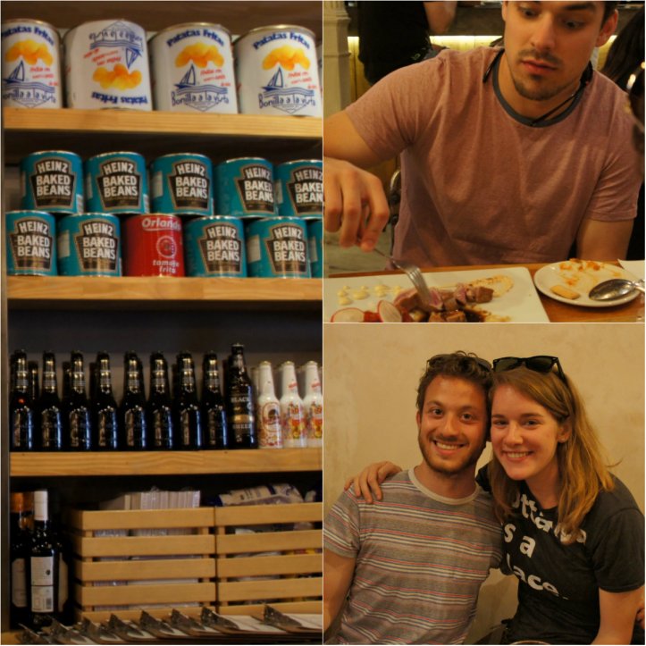 So happy about our tapas...